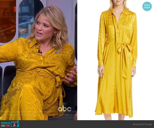 Baily Dress by Stine Goya worn by Sara Haines on Good Morning America