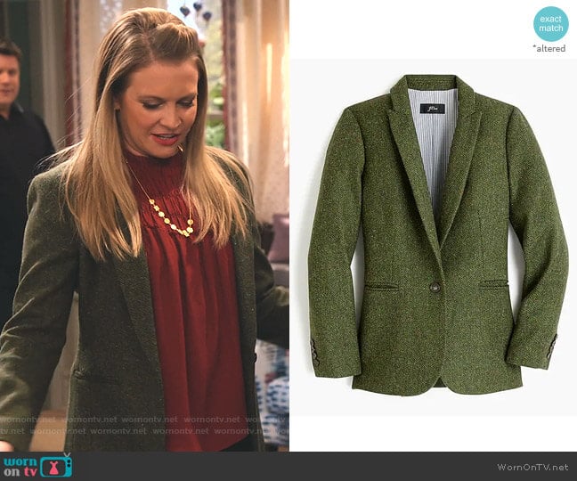 Parke Blazer in English Wool by J.Crew worn by Liz (Melissa Joan Hart) on No Good Nick