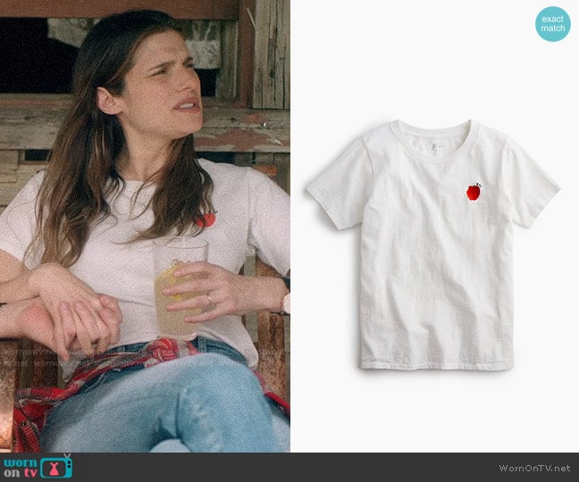 J. Crew The Big Apple T-shirt worn by Rio (Lake Bell) on Bless This Mess