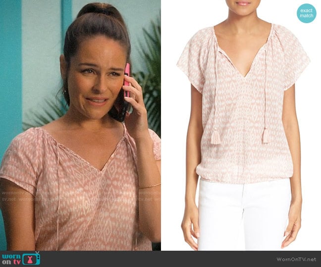 Joie Dolan Top worn by Luisa Alver (Yara Martinez) on Jane the Virgin