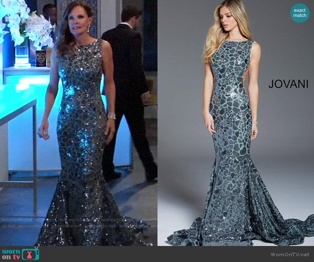 Jovani 61229 Dress worn by Lucy Coe (Lynn Herring) on General Hospital