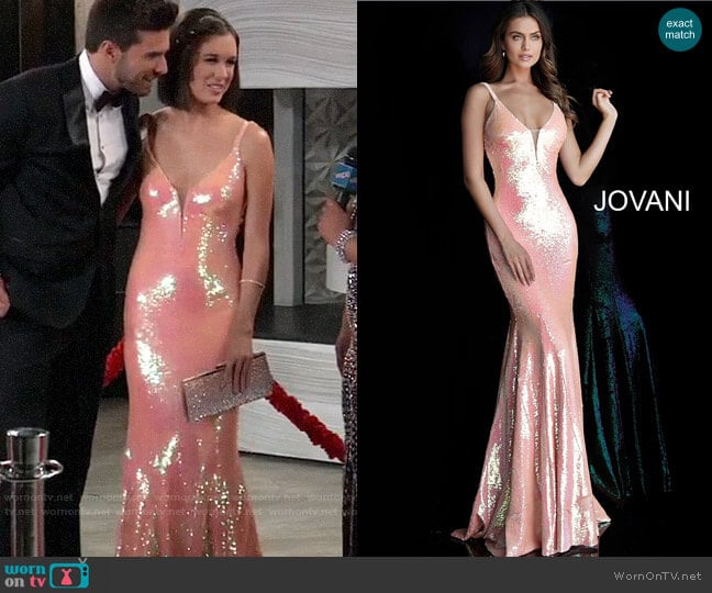 Jovani 65070 Gown worn by Willow Tait (Katelyn MacMullen) on General Hospital