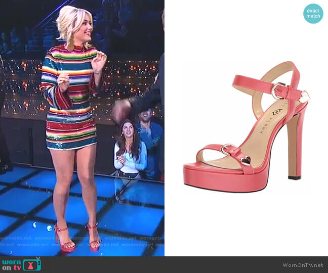 The Noelle Sandals by Katy Perry worn by Katy Perry on American Idol