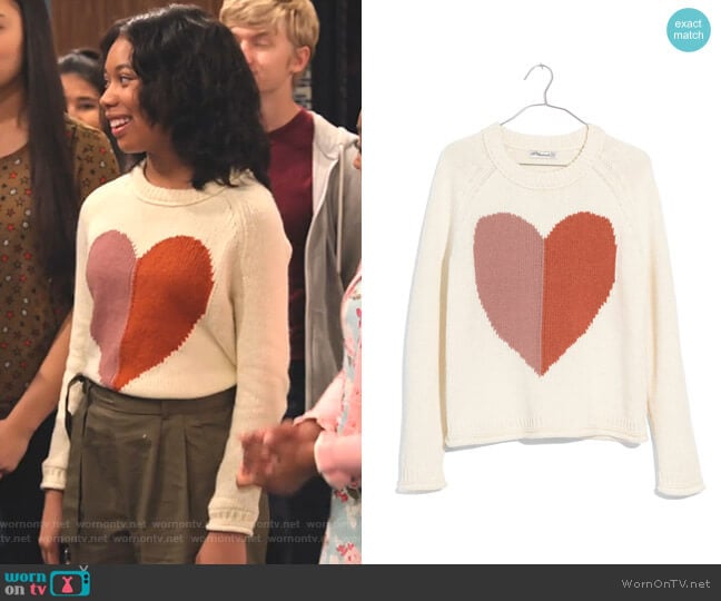 Keaton Sweater by Madewell worn by Becky (Kyla-Drew) on No Good Nick