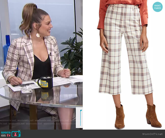 Persio Pants by Maje worn by Carissa Loethen Culiner on E! News