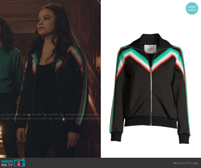 Maje Maneli Jacket worn by Maggie Vera (Sarah Jeffery) on Charmed