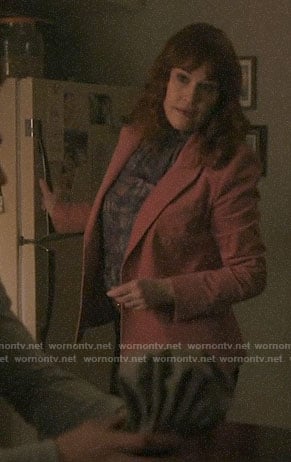 Mary's pink corduroy blazer on Riverdale