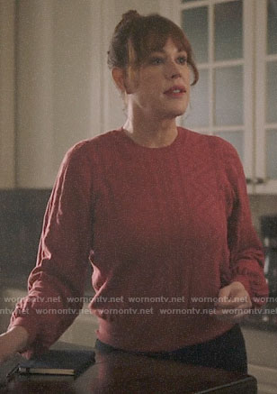 Mary’s red sweater on Riverdale