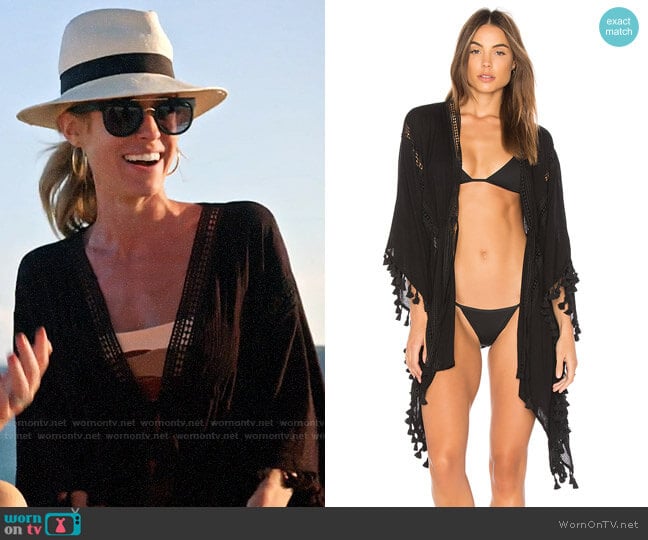 Michael Stars Tassels For All Ruana worn by Kristin Cavallari on Very Cavallari