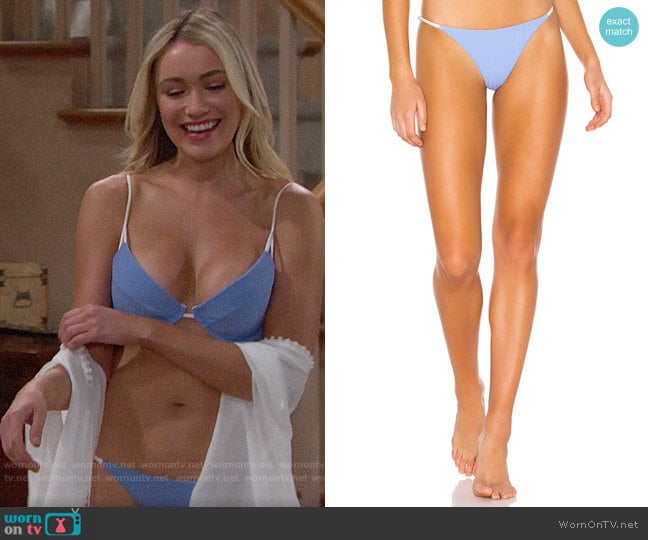 Onia Rochelle Bikini Bottoms worn by Flo Fulton (Katrina Bowden) on The Bold and the Beautiful