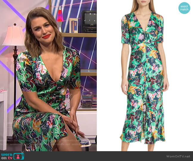 Eden Dress by Saloni worn by Carissa Loethen Culiner on E! News