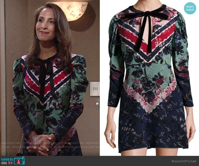 Saloni Aleria Dress worn by Lily Winters (Christel Khalil) on The Young and the Restless