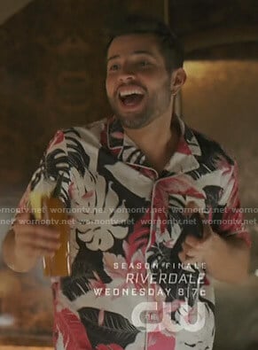 Sam’s tropical Hawaiian shirt on Dynasty