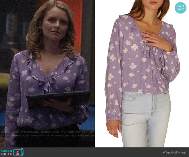 Sanctuary Jules Blouse in Hello Spring worn by Eve Teschmacher (Andrea Brooks) on Supergirl