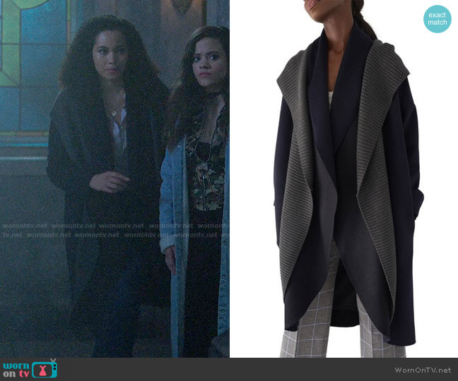 Sosken Brandy Coat worn by Macy Vaughn (Madeleine Mantock) on Charmed