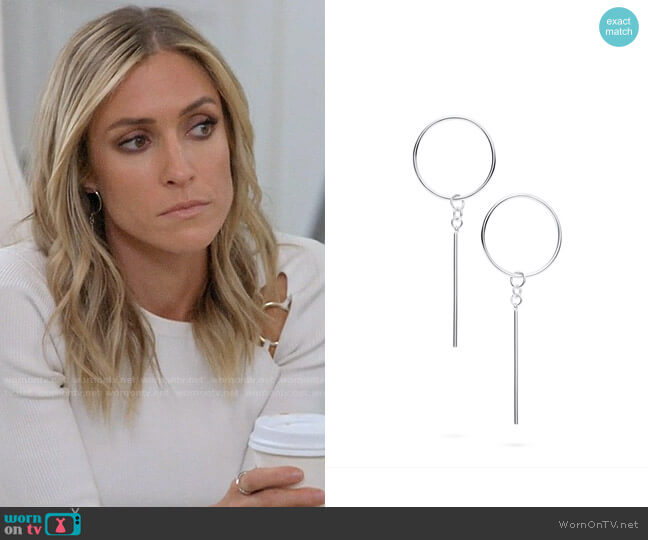 Wornontv Kristins White Ring Detail Top On Very Cavallari Kristin