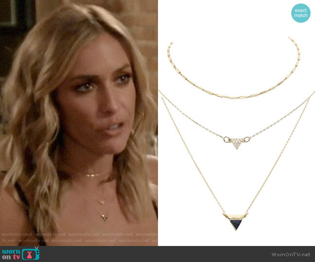 Uncommon James Better On You, Gulch, and Stormy Necklaces worn by Kristin Cavallari  on Very Cavallari