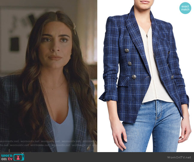 Miller Dickey Jacket by Veronica Beard worn by Cristal Jennings (Daniella Alonso) on Dynasty