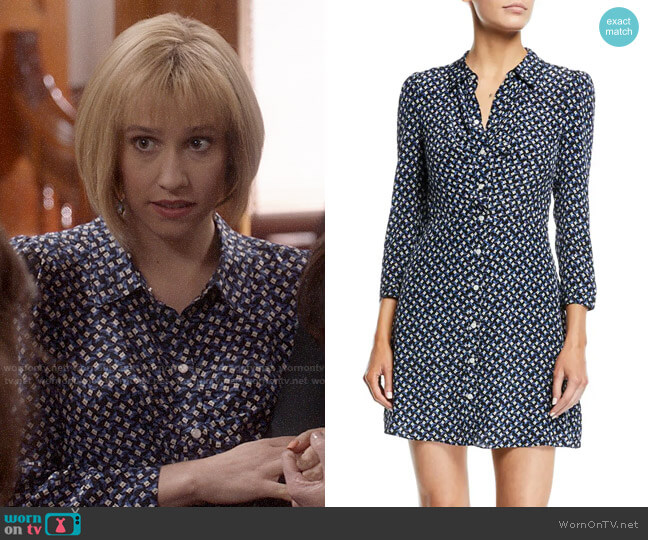 Veronica Beard Kingsley Dress worn by Catherine Meyer (Sarah Sutherland) on Veep