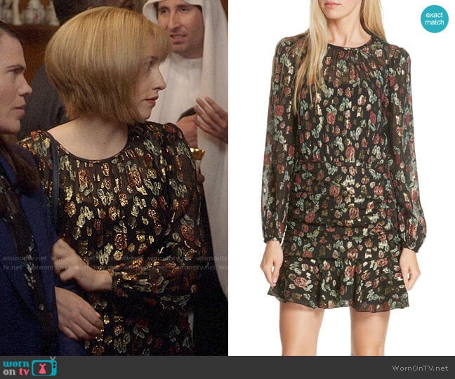 Veronica Beard Robin Dress worn by Catherine Meyer (Sarah Sutherland) on Veep