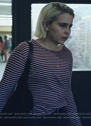 Annie’s striped long sleeve tee on Good Girls