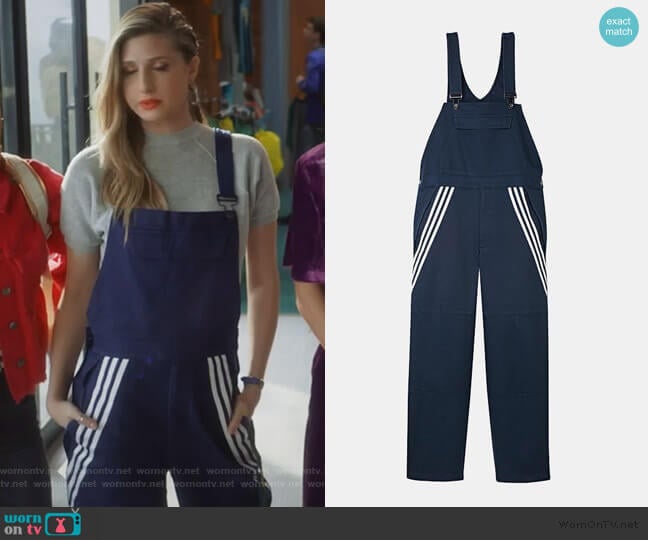 Chino Overalls by Adidas worn by Nomi Segal (Emily Arlook) on Grown-ish