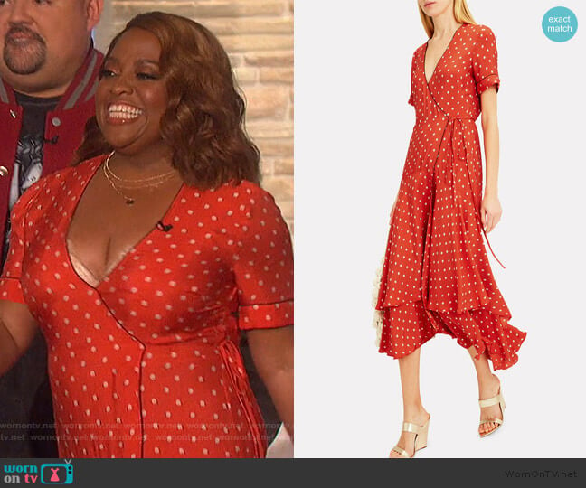 Sundara Wrap Dress by Alexis worn by Sherri Shepherd on The Talk