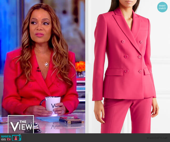 Indiana Blazer by Altuzarra worn by Sunny Hostin on The View