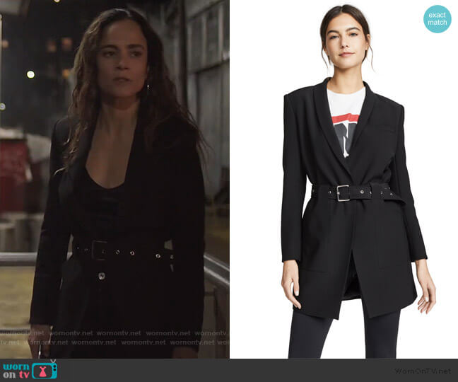 WornOnTV: Camila’s red cowl neck midi dress on Queen of the South ...