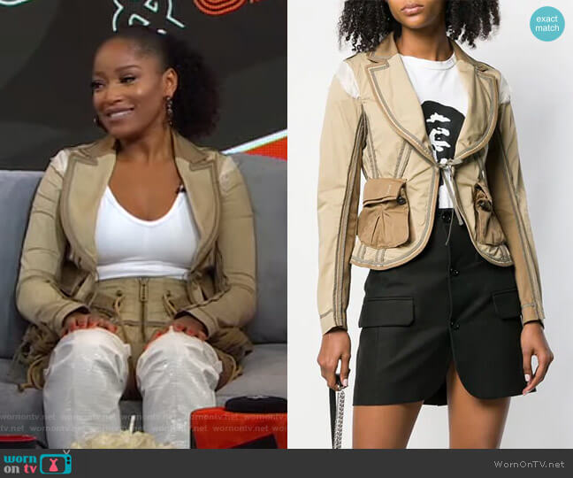 Operation Seroja Jacket by DSQUARED2 worn by Keke Palmer on Good Morning America