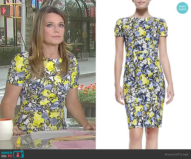 WornOnTV: Savannah’s yellow floral dress on Today | Savannah Guthrie ...
