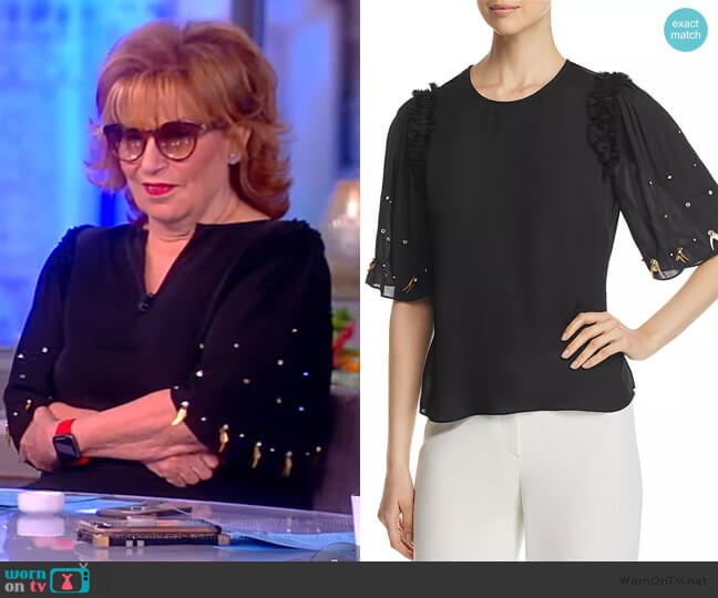 Krissy Blouse by Kobi Halperin worn by Joy Behar on The View