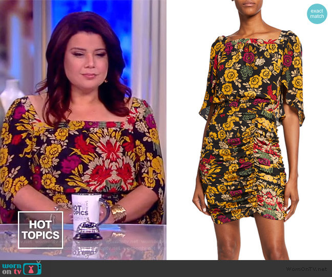 WornOnTV: Ana’s floral square neck dress on The View | Ana Navarro ...