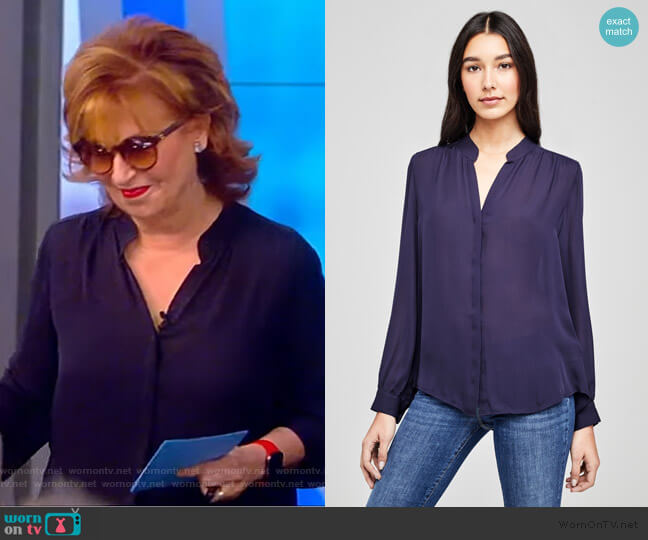 Bianca Blouse by L'Agence worn by Joy Behar  on The View