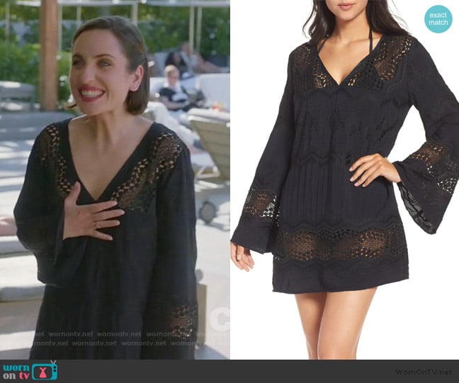Cover-Up Tunic by La Blanca worn by Jennifer Short (Zoe Lister-Jones) on Life in Pieces