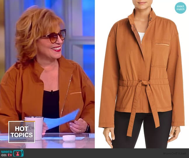 Jessa Belted Jacket by Lafayette 148 New York worn by Joy Behar on The View