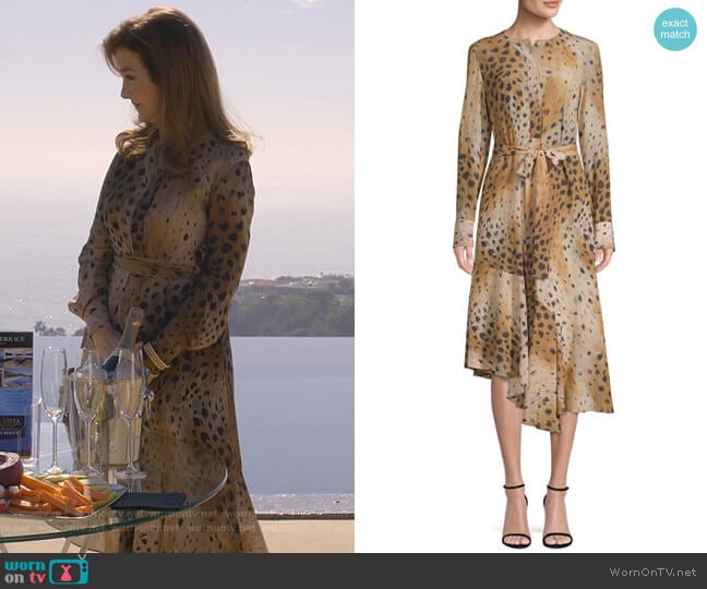 Delancey Dress by Lafayette 148 New York worn by Lorna Harding (Valerie Mahaffey) on Dead to Me