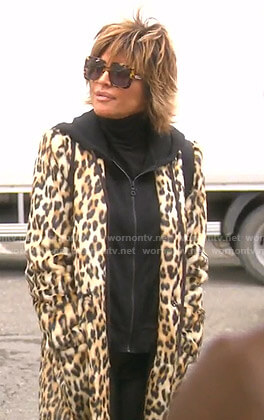 real leopard coat