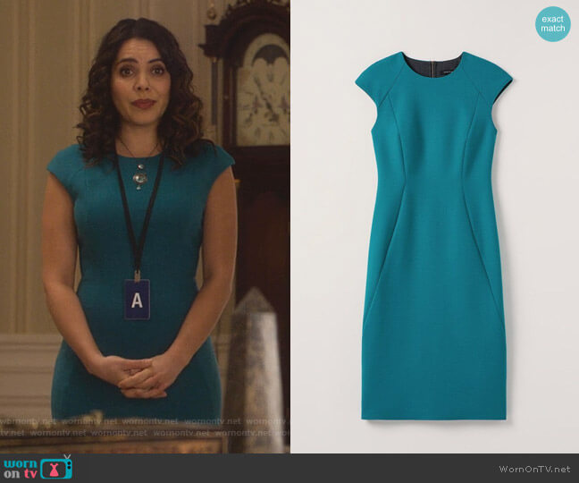 WornOnTV: Isabel’s turquoise cap sleeve dress on Designated Survivor ...