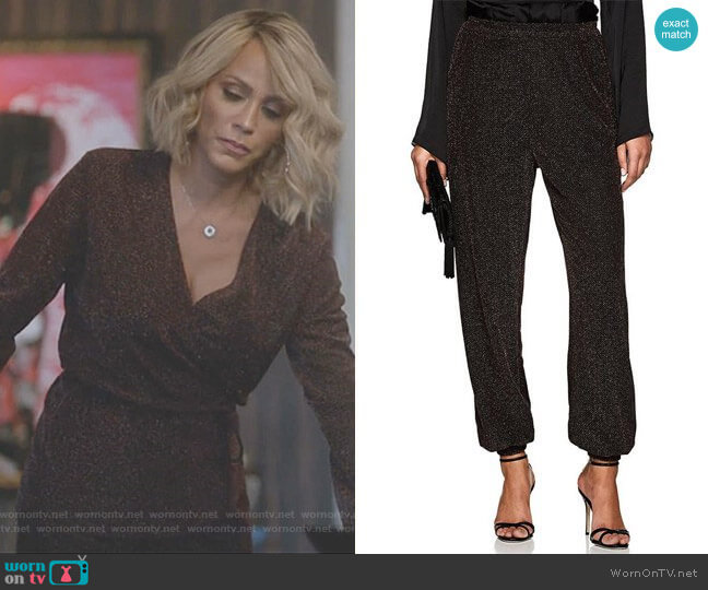 Metallic Knit Harem Pants by Juan Carlos Obando worn by Giselle (Nicole Ari Parker) on Empire