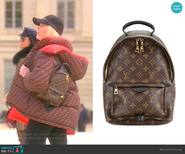 Palm Springs MM Backpack by Louis Vuitton  worn by Erika Jayne on The Real Housewives of Beverly Hills