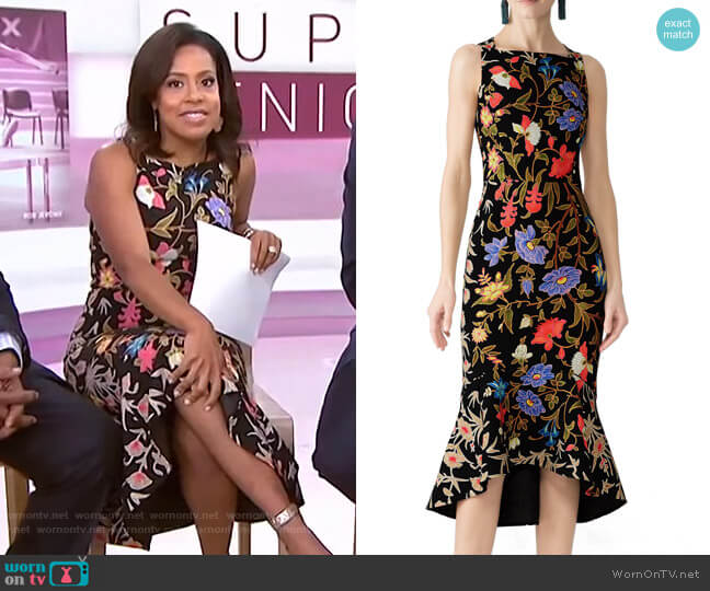 Kia Dress by Peter Pilotto worn by Sheinelle Jones on Today
