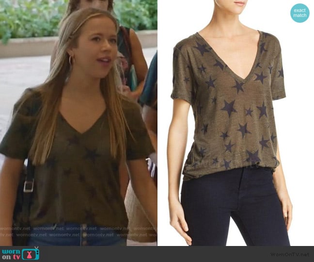 Star Tee by Rails worn by Samantha Hughes (Holly Barrett) on Life in Pieces