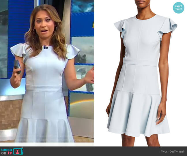 Egle Dress by Shoshanna worn by Ginger Zee on Good Morning America