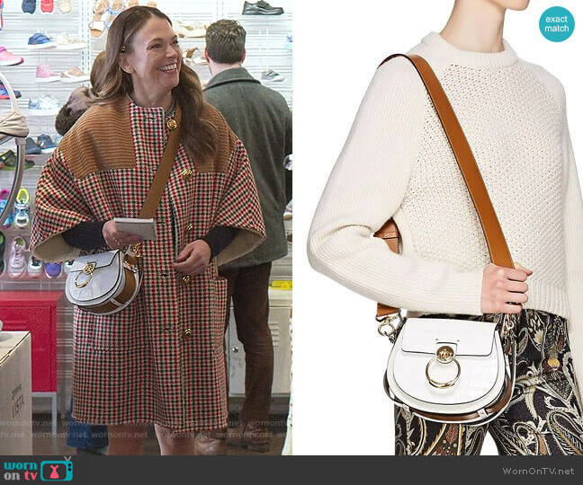Tess Leather Shoulder Bag by Chloe worn by Liza Miller (Sutton Foster) on Younger