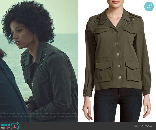 Maia’s green utility jacket on Shadowhunters