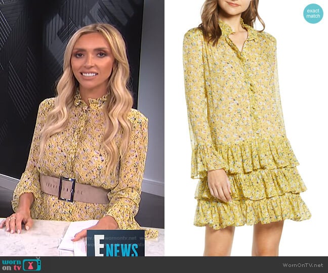 Rebbie Anemone Dress by Zadig & Voltaire worn by Giuliana Rancic on E! News