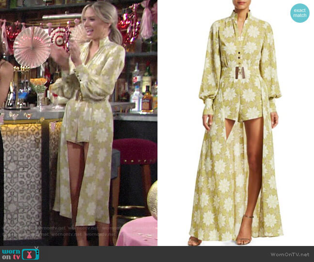 Alexis Derby Romper worn by Abby Newman (Melissa Ordway) on The Young and the Restless