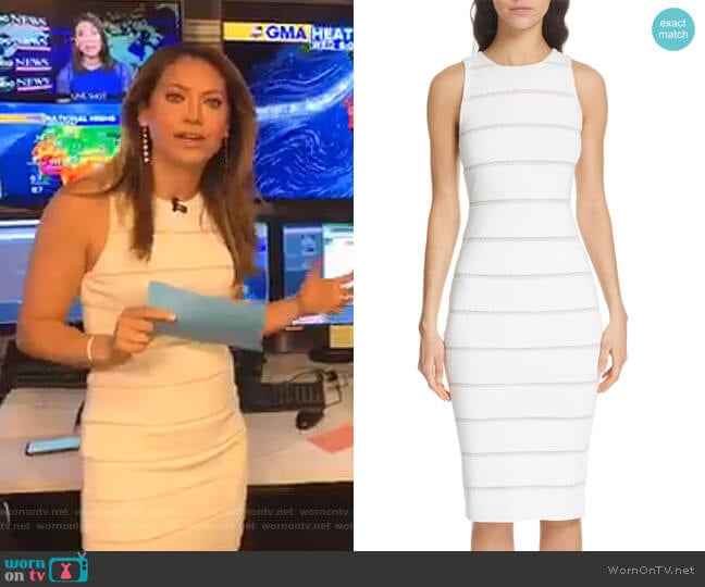 Jenner Dress by Alice + Olivia worn by Ginger Zee on Good Morning America