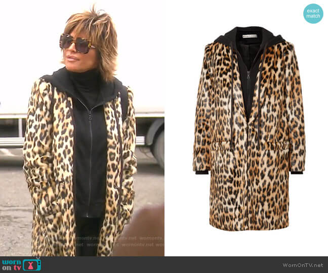 Kylie Coat by Alice + Olivia worn by Lisa Rinna on The Real Housewives of Beverly Hills